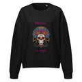 Sudadera negra de algodón con estampado mexicano